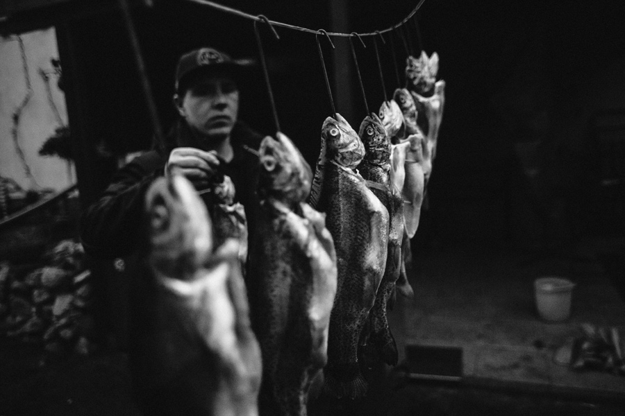 Der Fisch ist auch mein Freund II, eine Fotoserie von Antje Kroeger