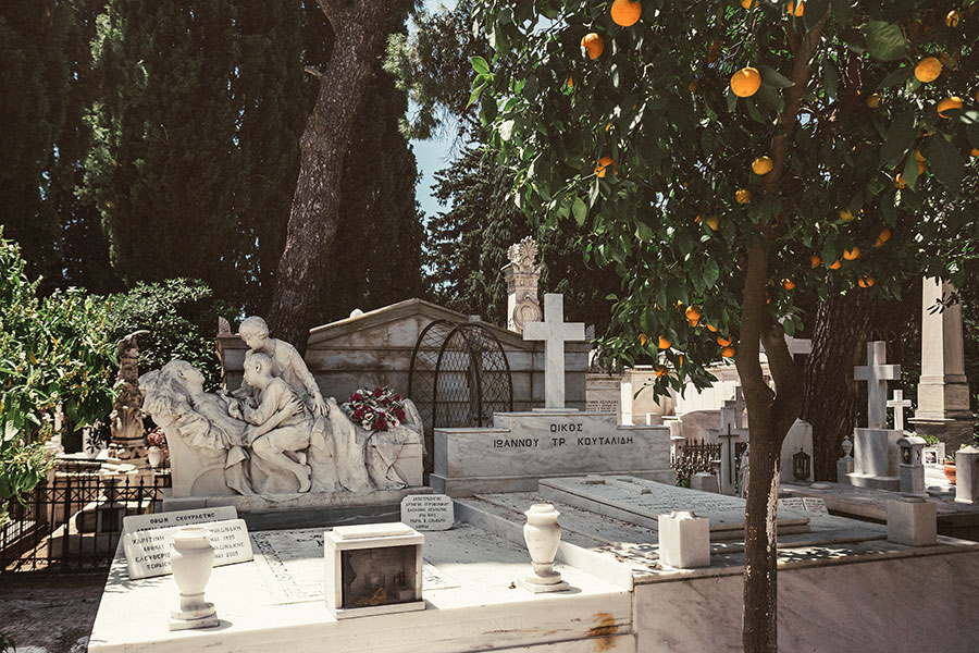 Athen, Griechenland (Mai 2017) - Erster Athener Friedhof
