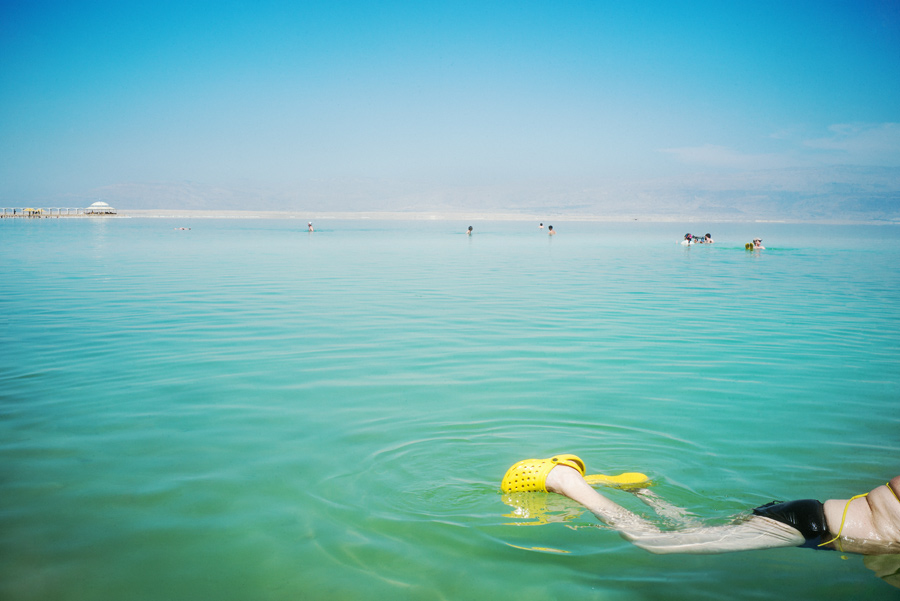 Totes Meer mit Blick auf Jordanien
