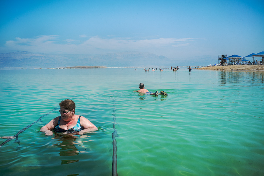 Totes Meer mit Blick auf Jordanien