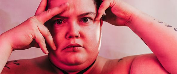 dicke frau mit kurzen haaren-fotografie leipzig
