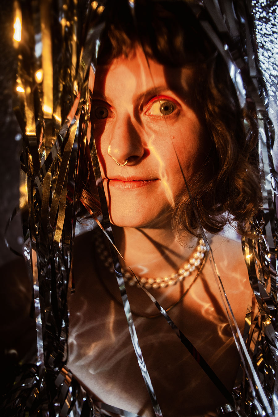 Moderne Porträtfotografie mit Reflexionen, Antje Kröger