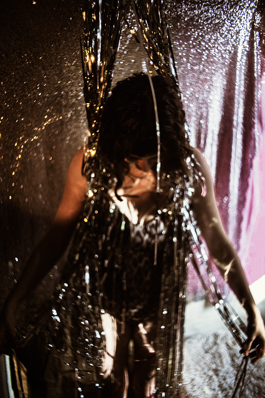 Experimentelles Lichtporträt mit Bewegung, Antje Kröger