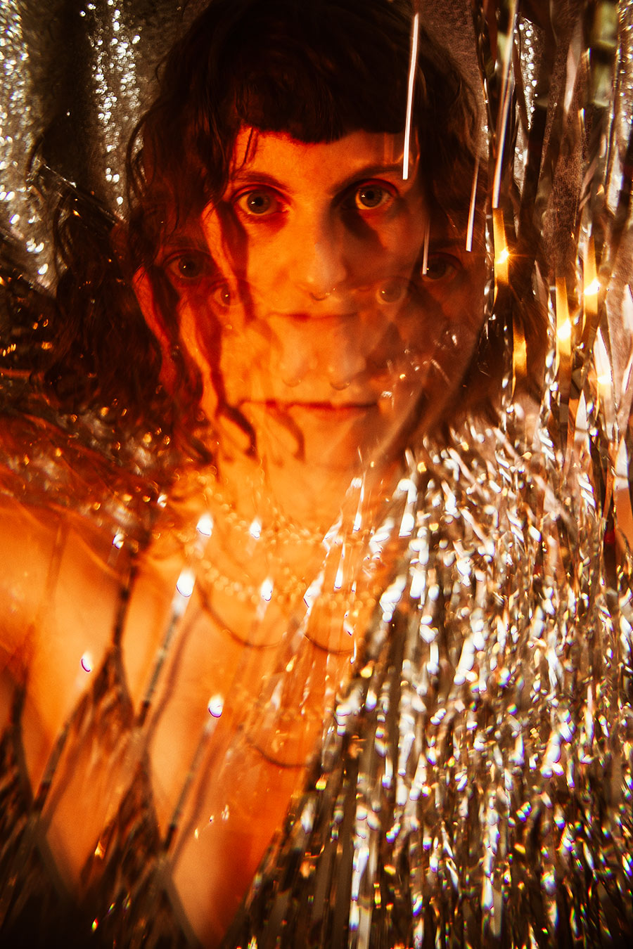 Emotionales Porträt in Gelb- und Goldtönen von Antje Kröger