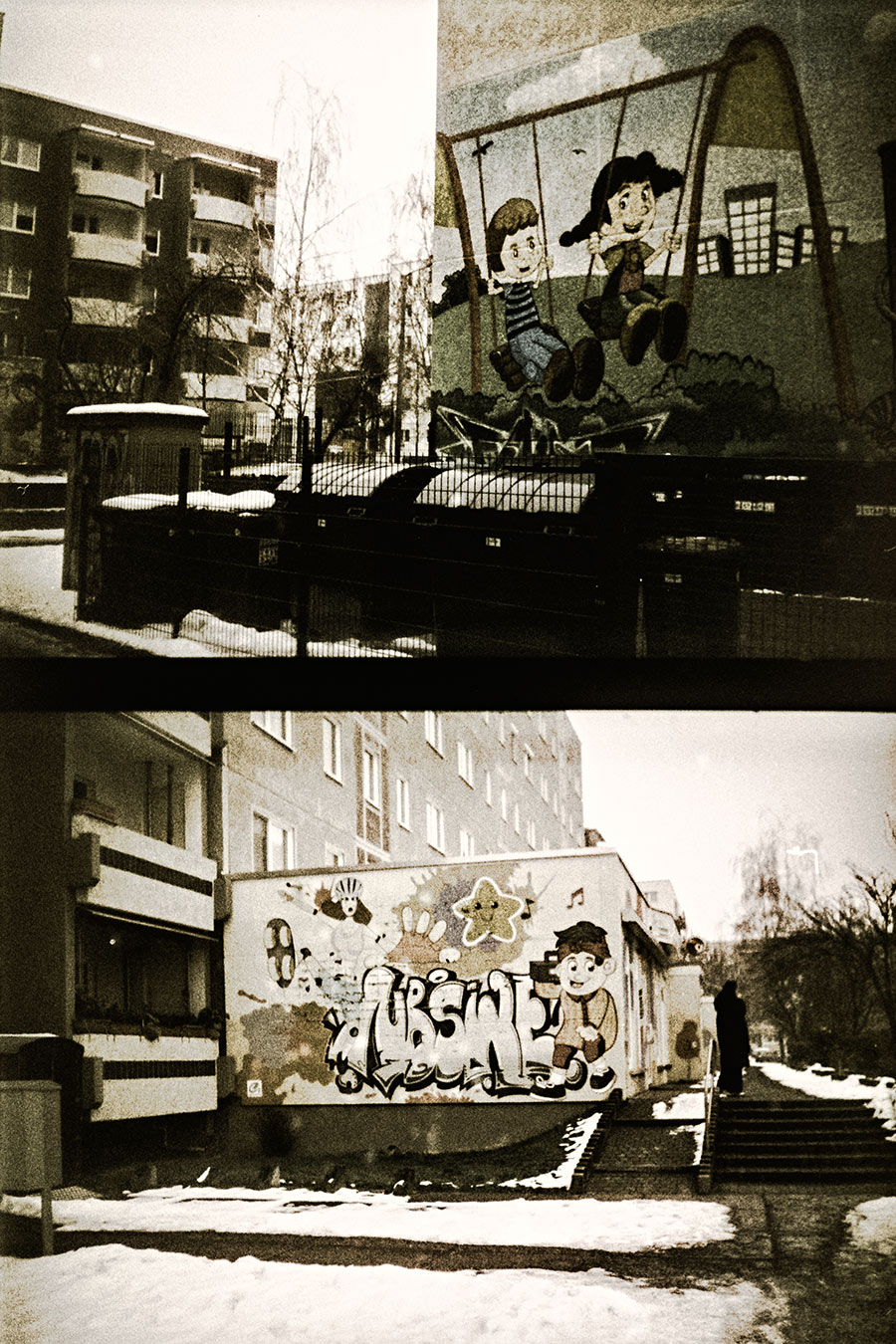 Leipzig Winter, Analoge Fotografie, Leipzig Paunsdorf