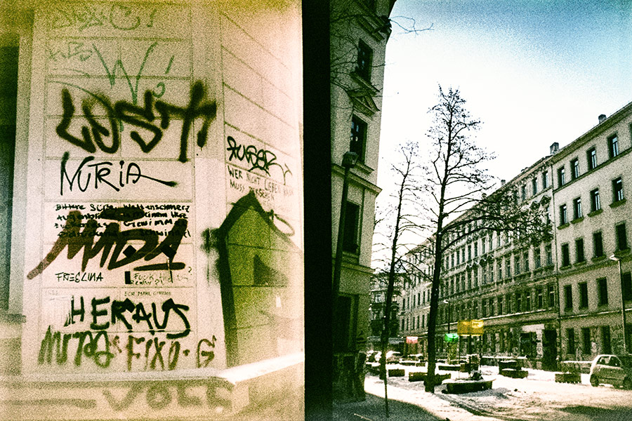 Leipzig Winter, analoge Fotografie, Leipzig Ost