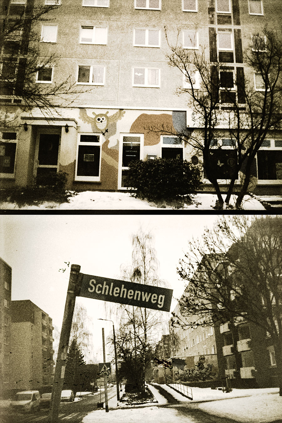 Leipzig Winter, Analoge Fotografie, Leipzig Paunsdorf