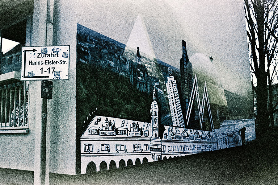 Leipzig Winter, analoge Fotografie, Leipzig Ost