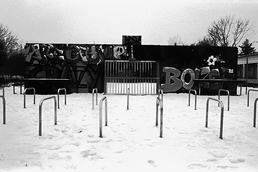 Leipzig Winter, Analoge Fotografie, Leipzig Paunsdorf