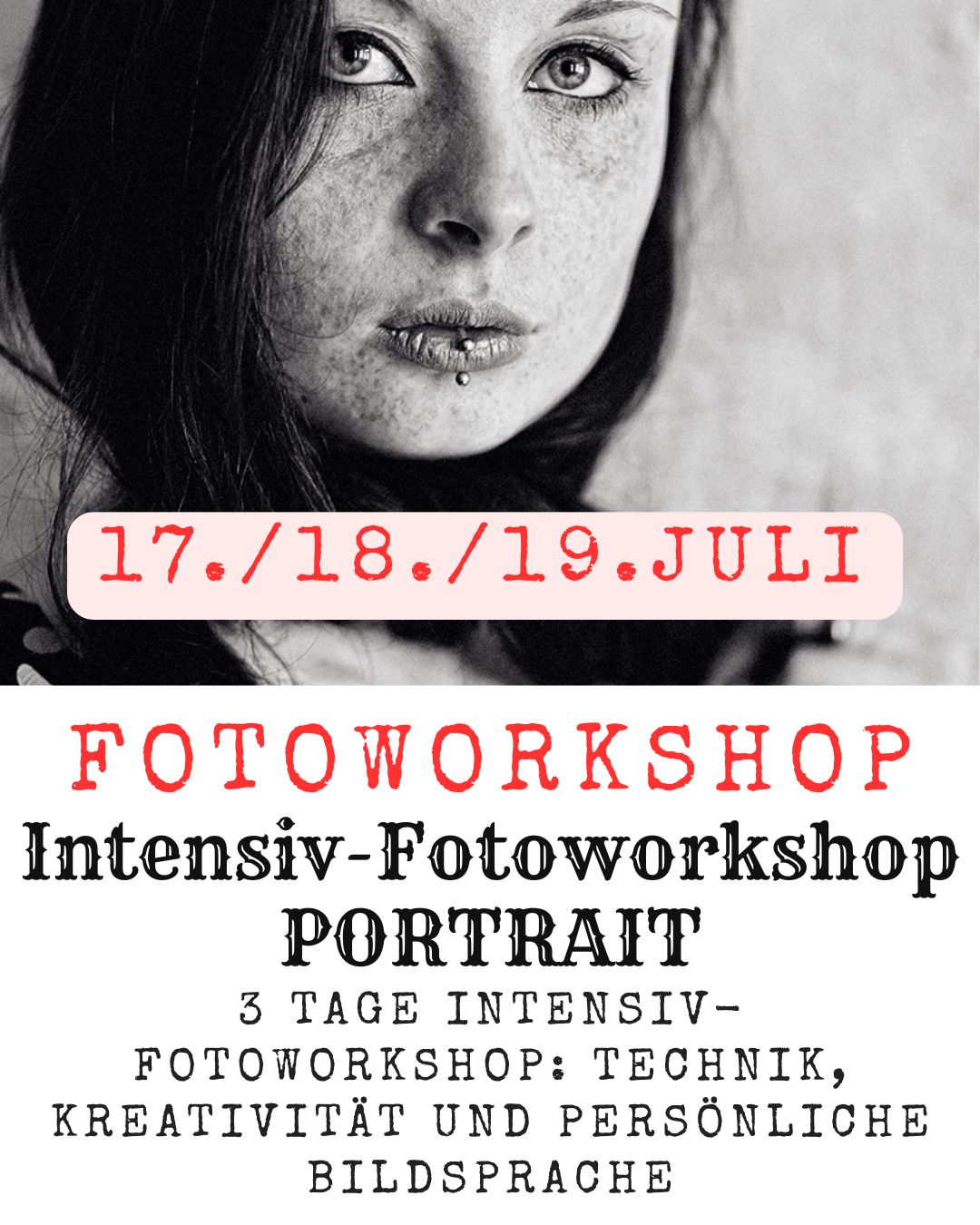 Intensiv-Fotoworkshop PORTRAIT